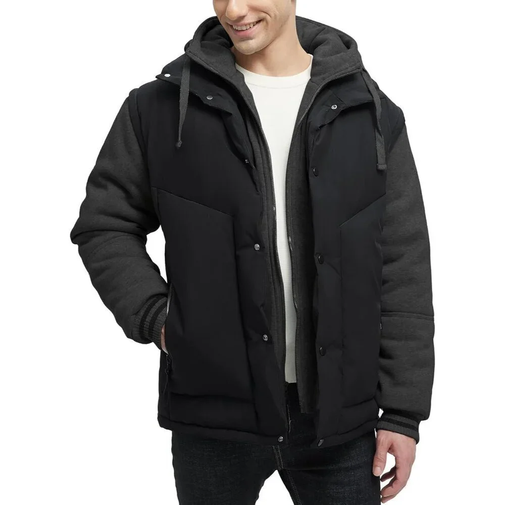 Winter Coats For Men Winter Jackets Water Resistant Warm Thicken Insulated Hoode